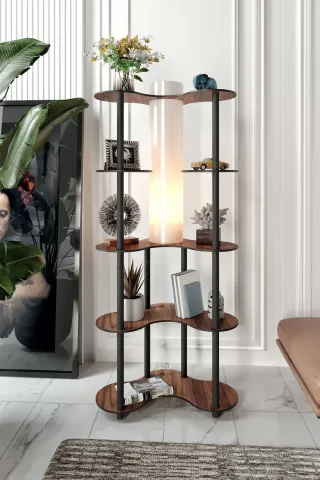 Mariposa Dekoratif Raflı Lambader